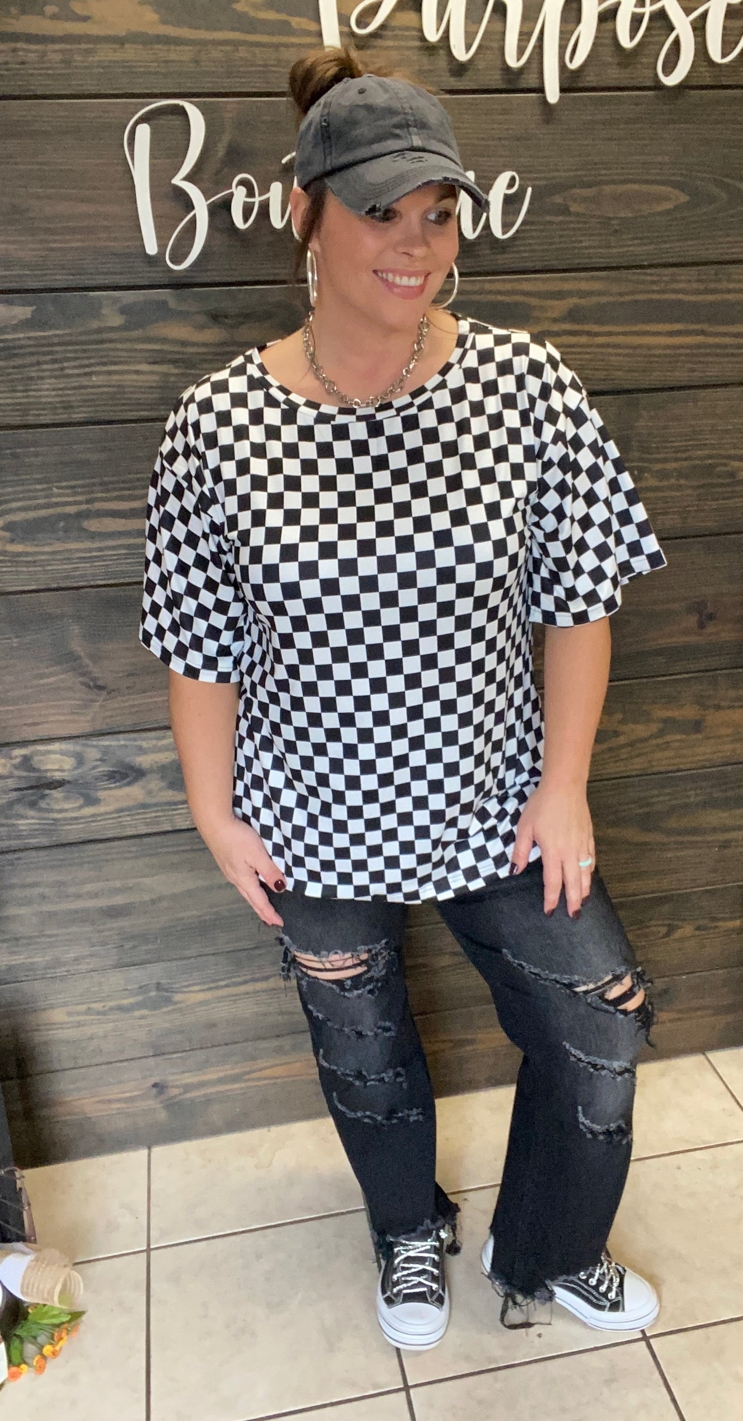 Blakely Black Urban distressed Jean