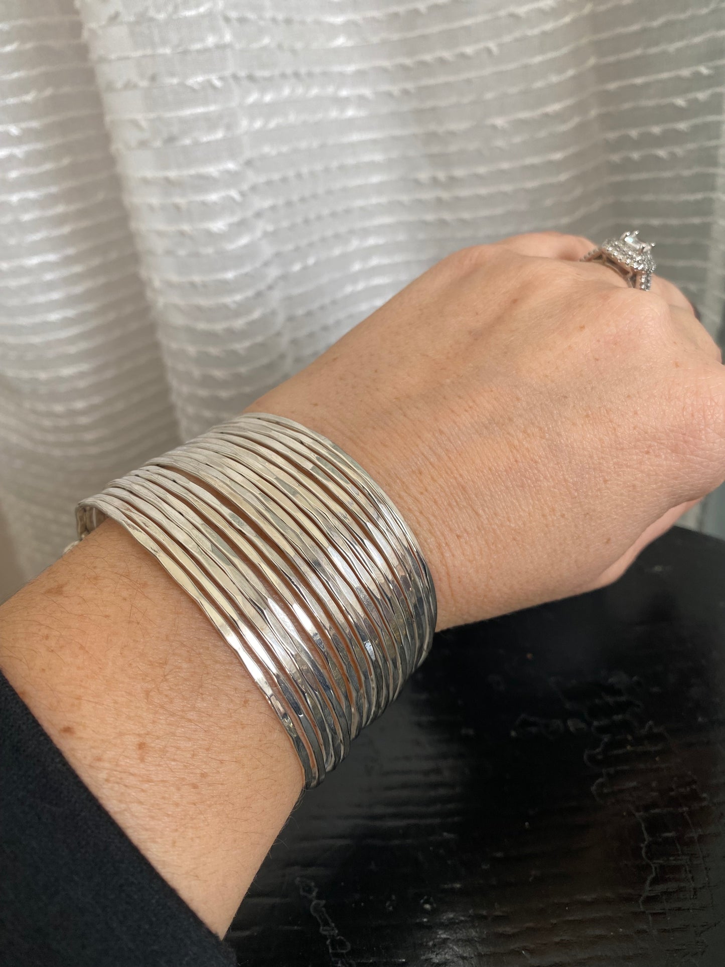 Hammered Bunch Cuff