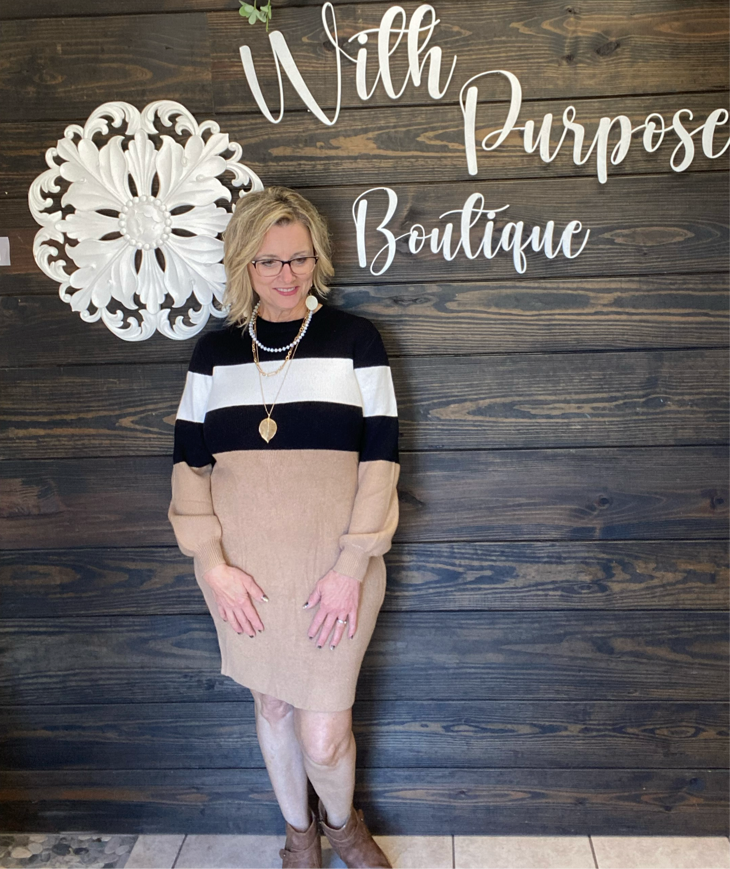 Maverick Color Block Dress - With Purpose Boutique