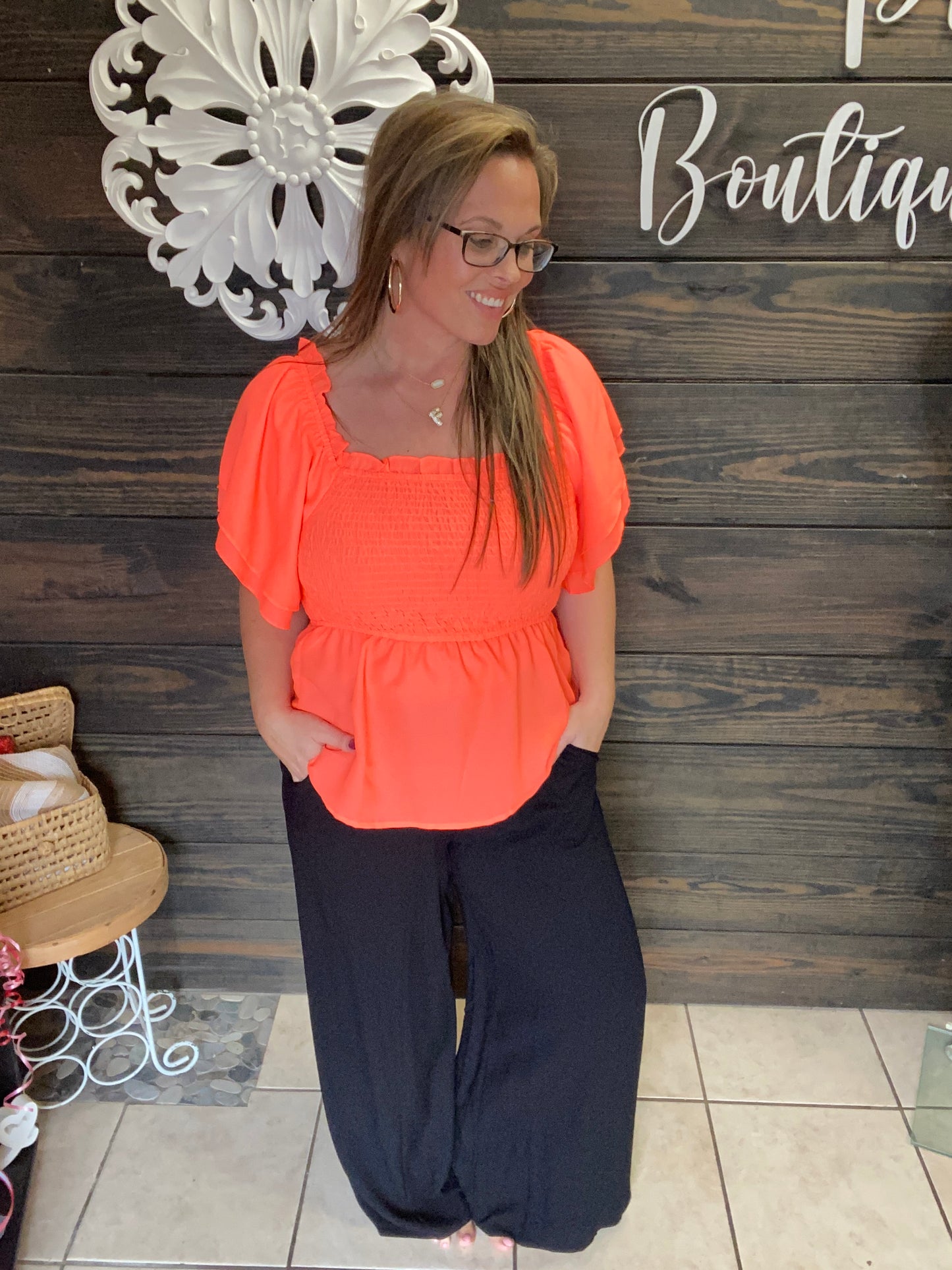 Glow Ruffled Top - With Purpose Boutique
