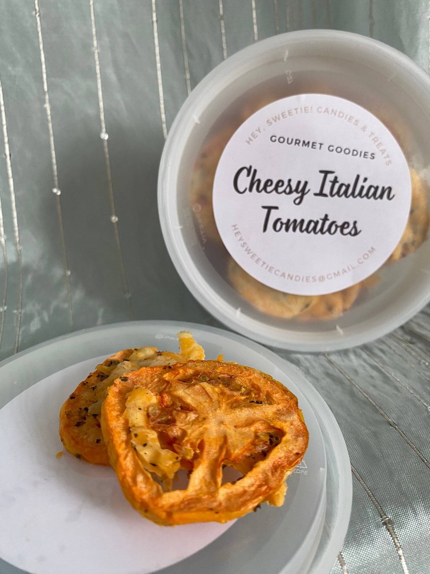 freeze dried tomatoes, low fat cheese, Italian seasoning, low fat