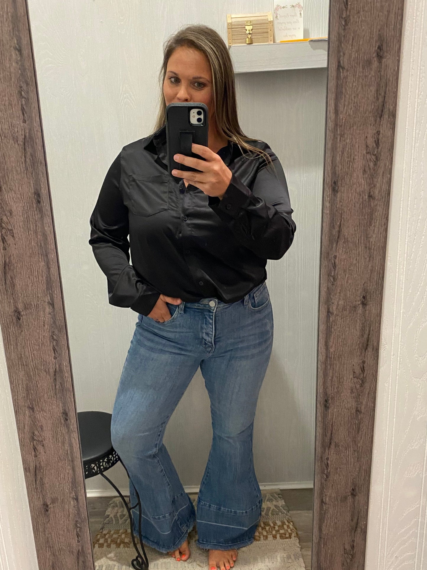 Boss Babe Button Up Top