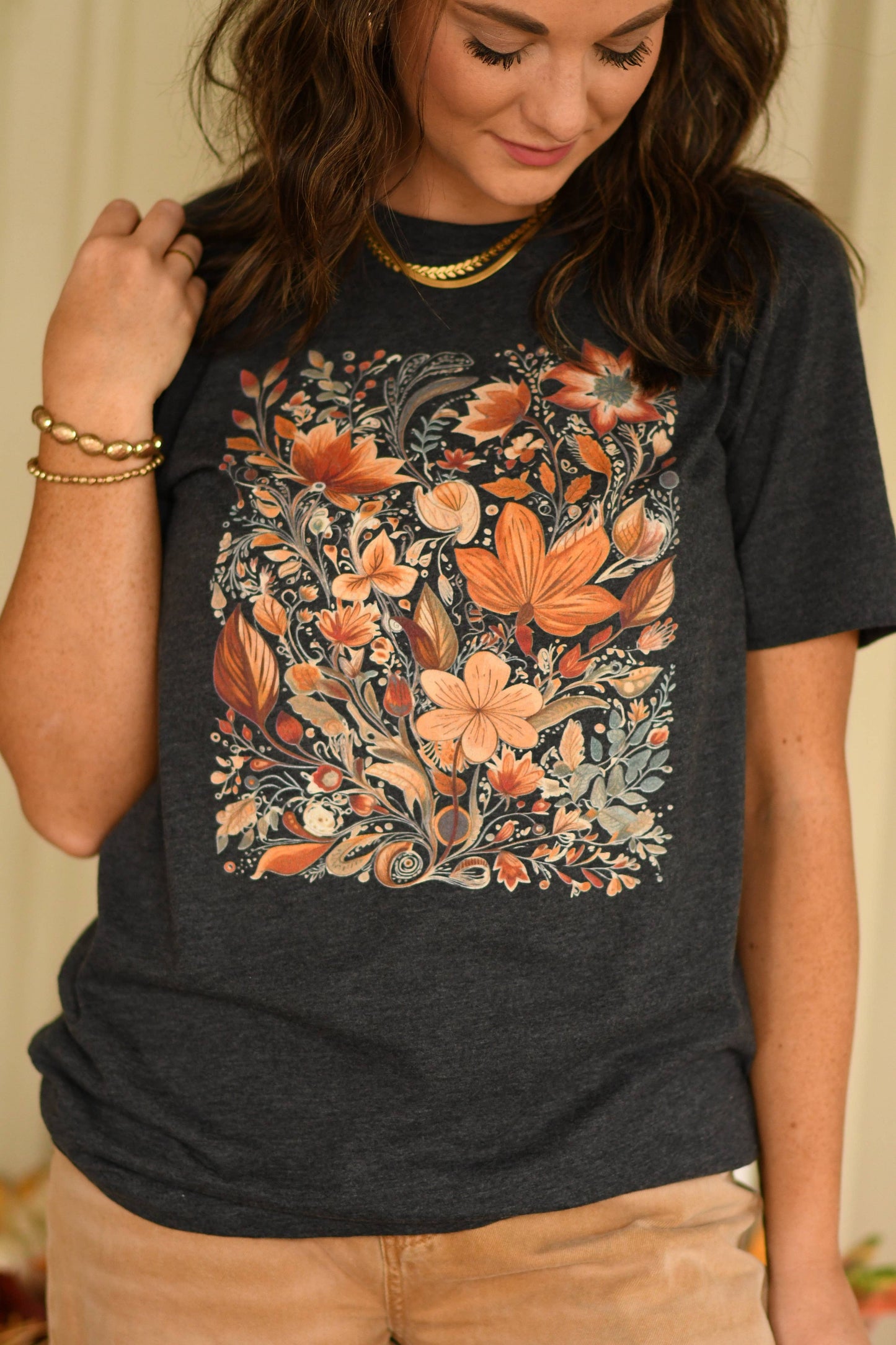 Fall into Flowers Tee - With Purpose Boutique