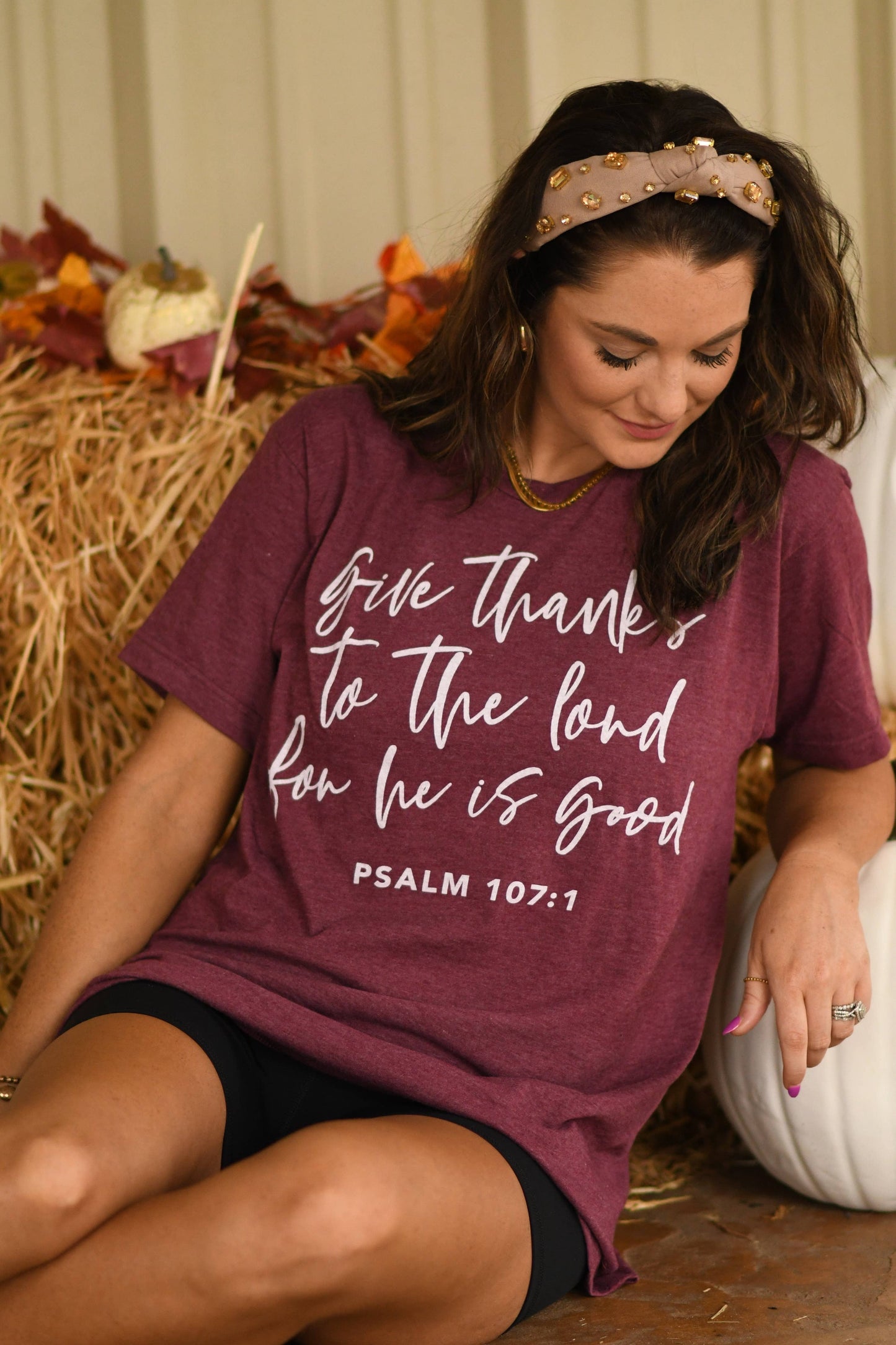 Give Thanks To The Lord Graphic - With Purpose Boutique