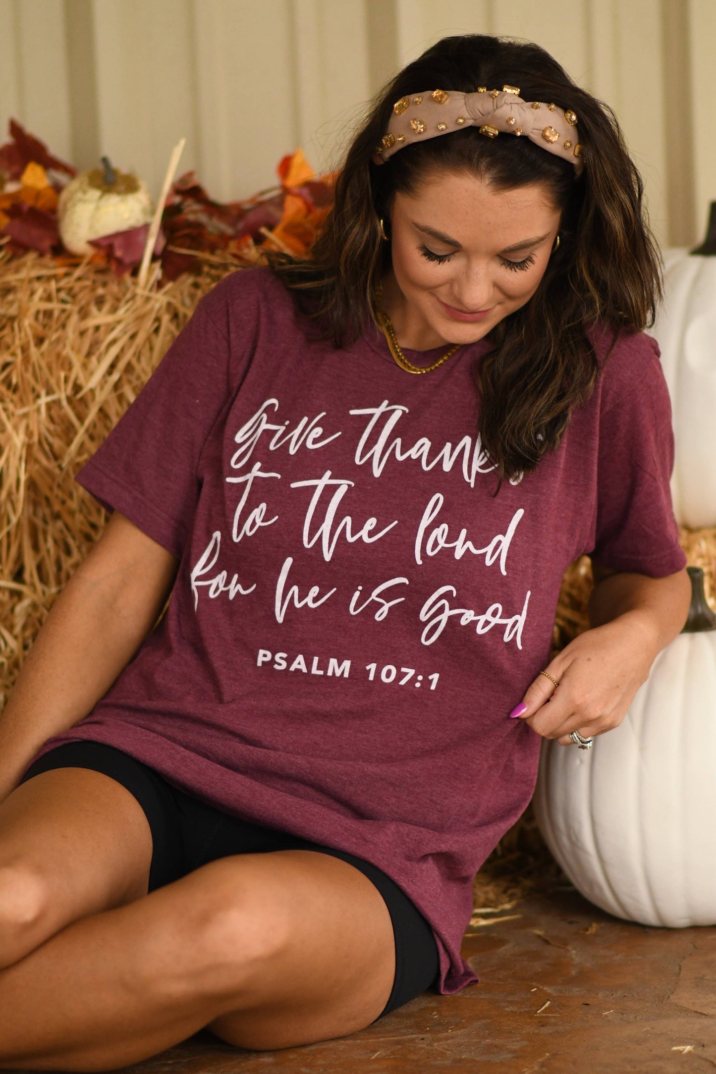 Give Thanks To The Lord Graphic - With Purpose Boutique