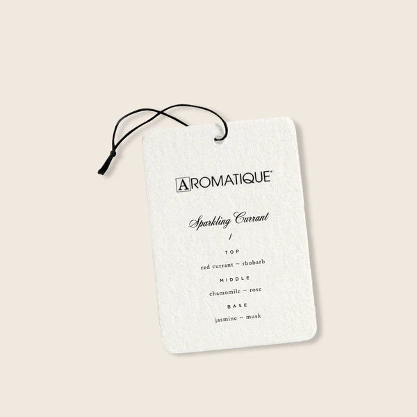 Aroma Fragrance Fresh Cards Sparking Currant