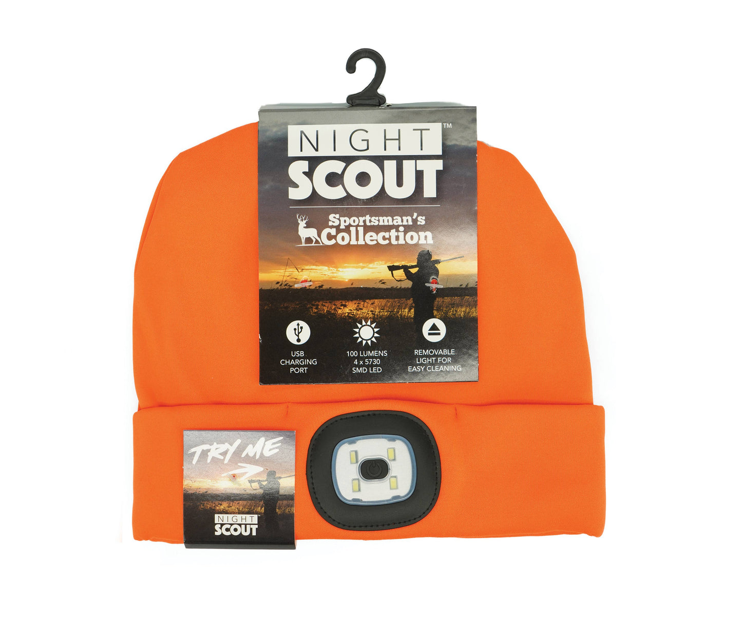 Night Scope Sportsman Rechargeable LED Beanie Open Stock - With Purpose Boutique