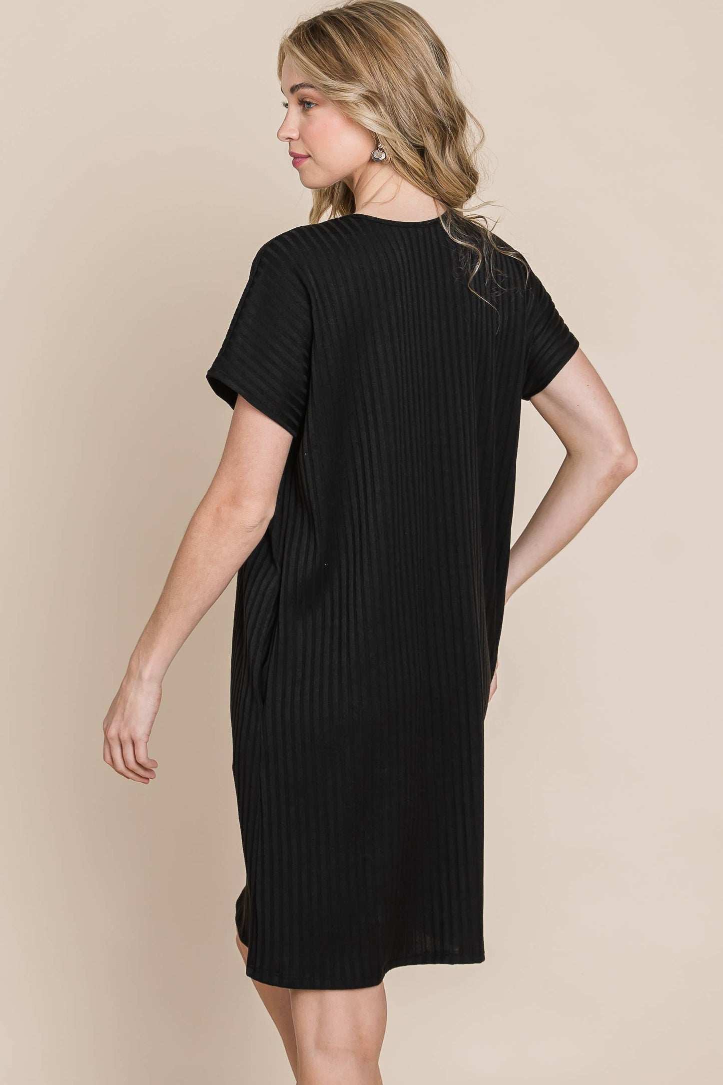 RIB KNIT DRESS - With Purpose Boutique