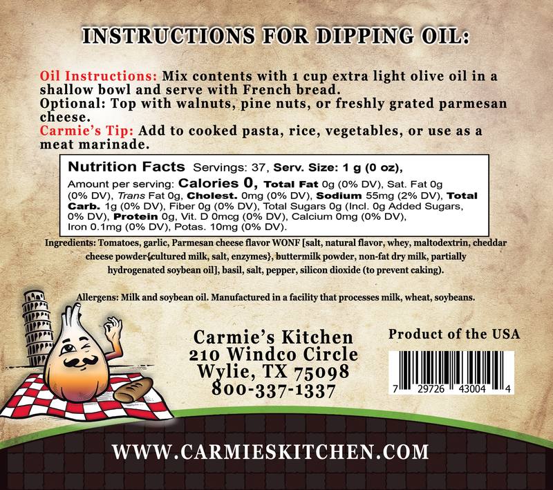 Carmie's Basil Pesto Dipping Oil