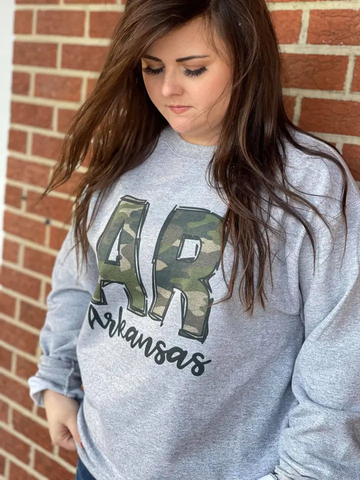 Arkansas Camo Sweatshirt