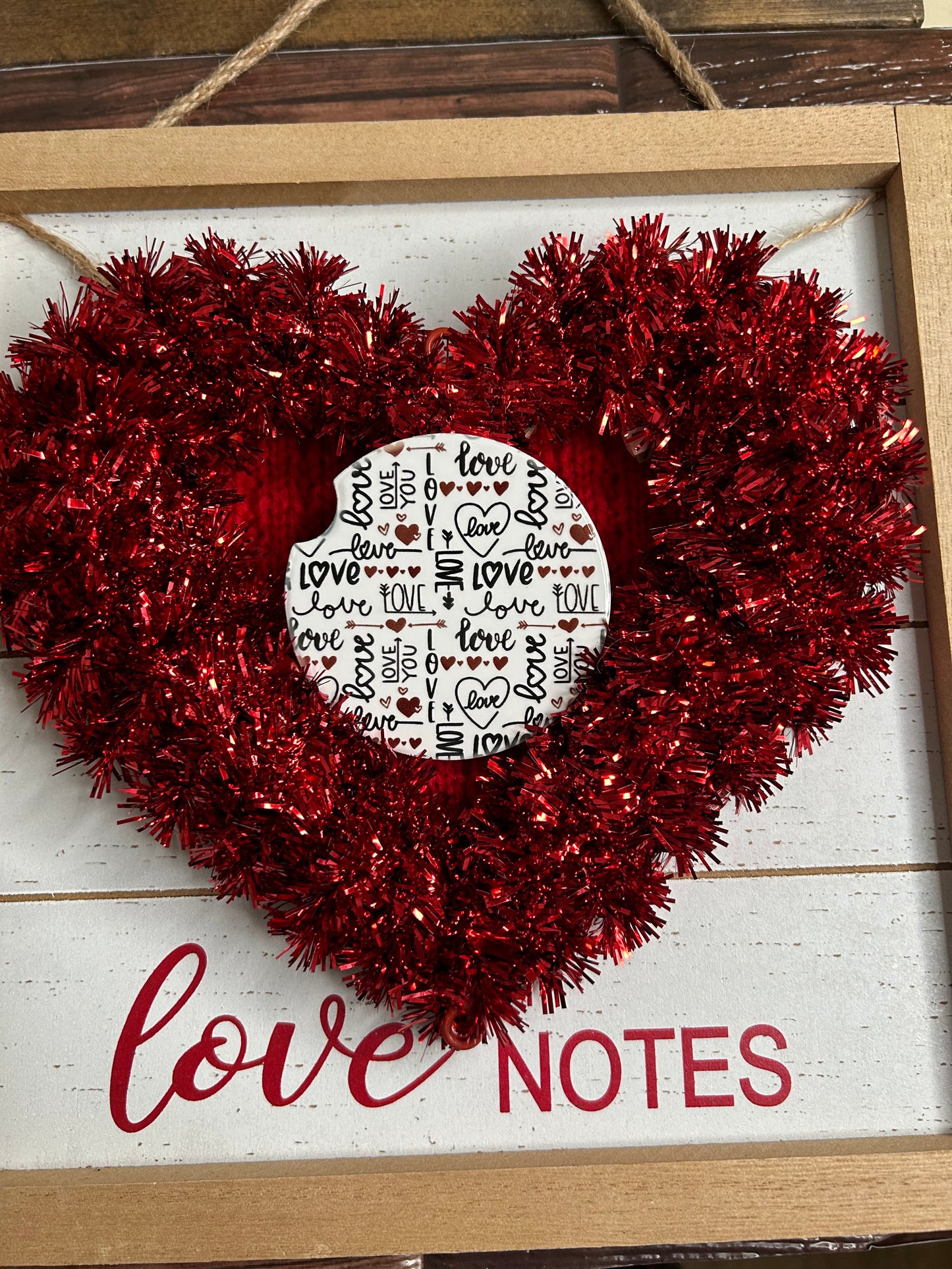Handmade with Love Car Coasters