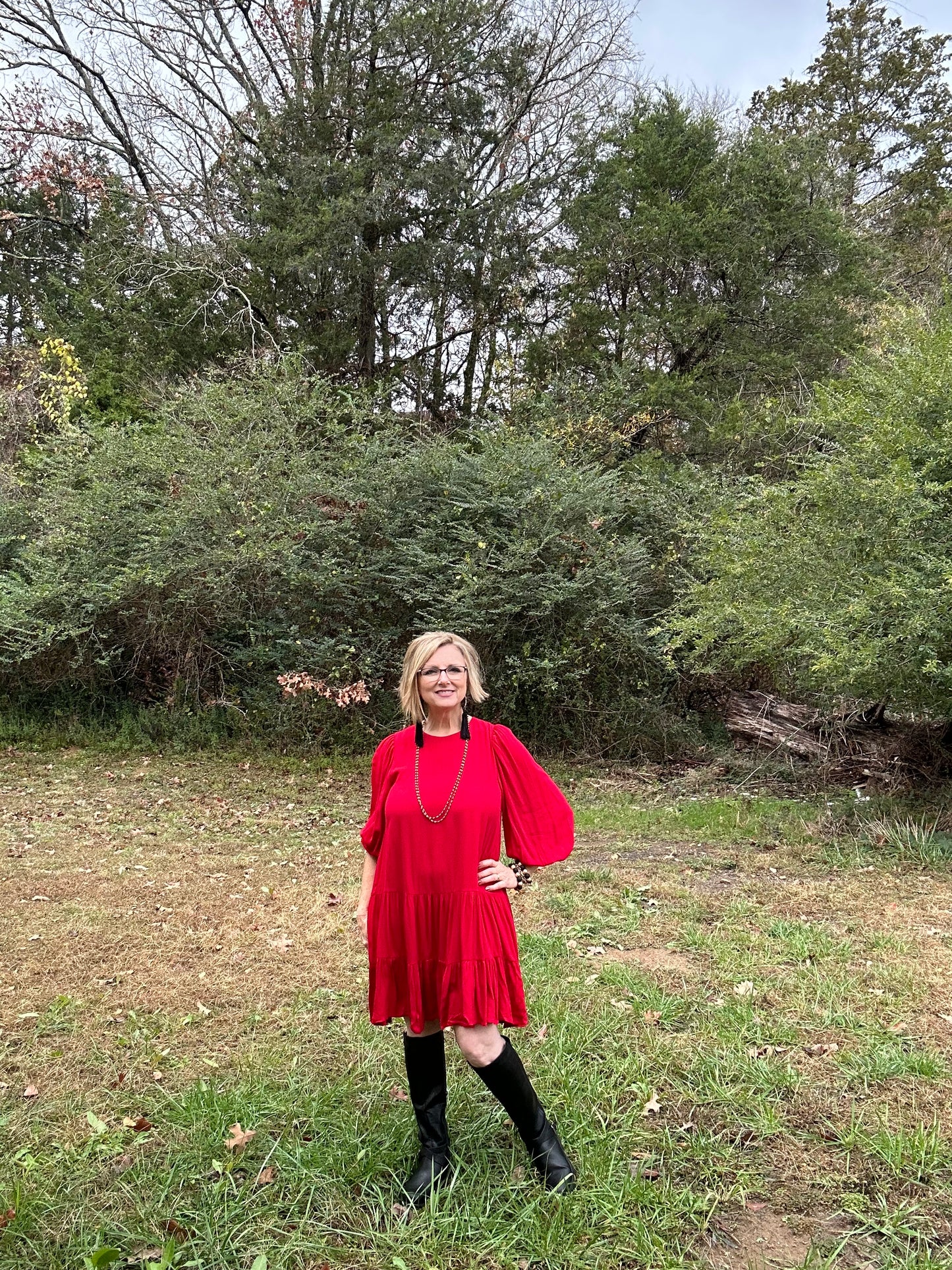 All occasions ruffle dress