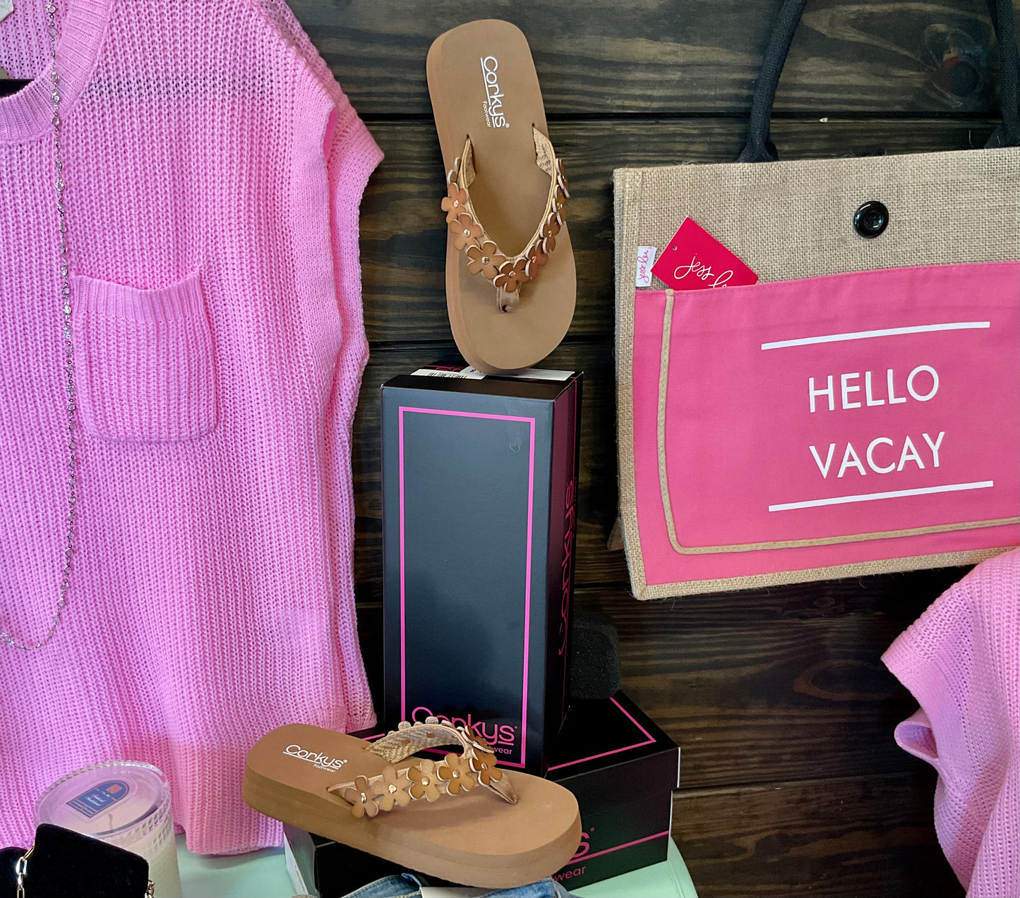Corky's No Running Flip Flop Platform