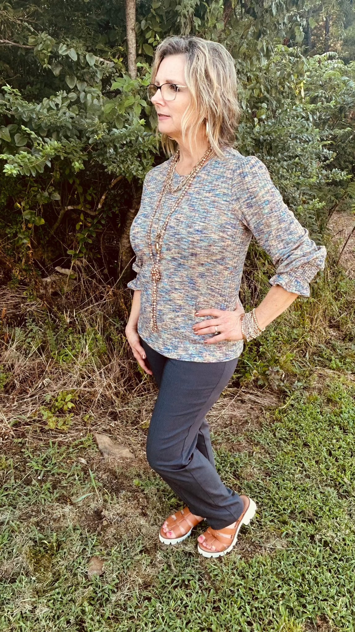 full length charcoal dress pants