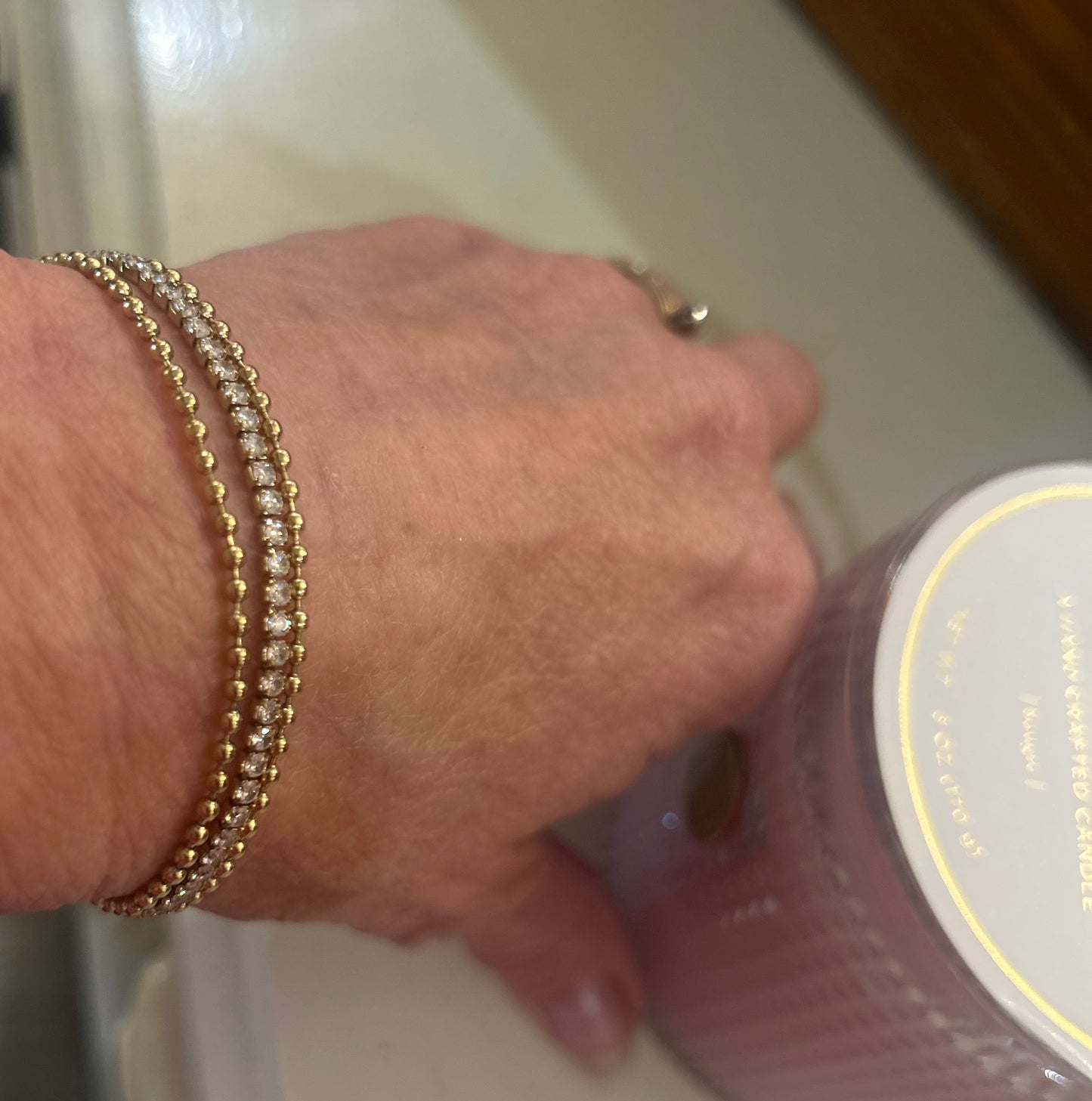 LUSTER LINK GOLD BRACELET