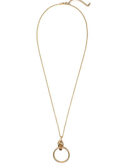 Multi Circle Ring Necklace