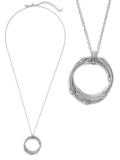 Double Ring Fashion Necklace