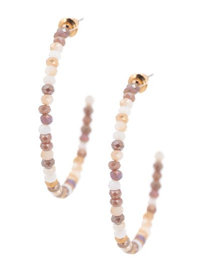 Favorite beaded hoops