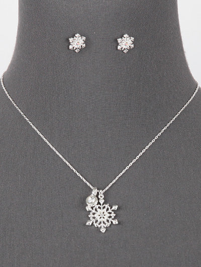 Winter Snowflake Pendant Set - With Purpose Boutique