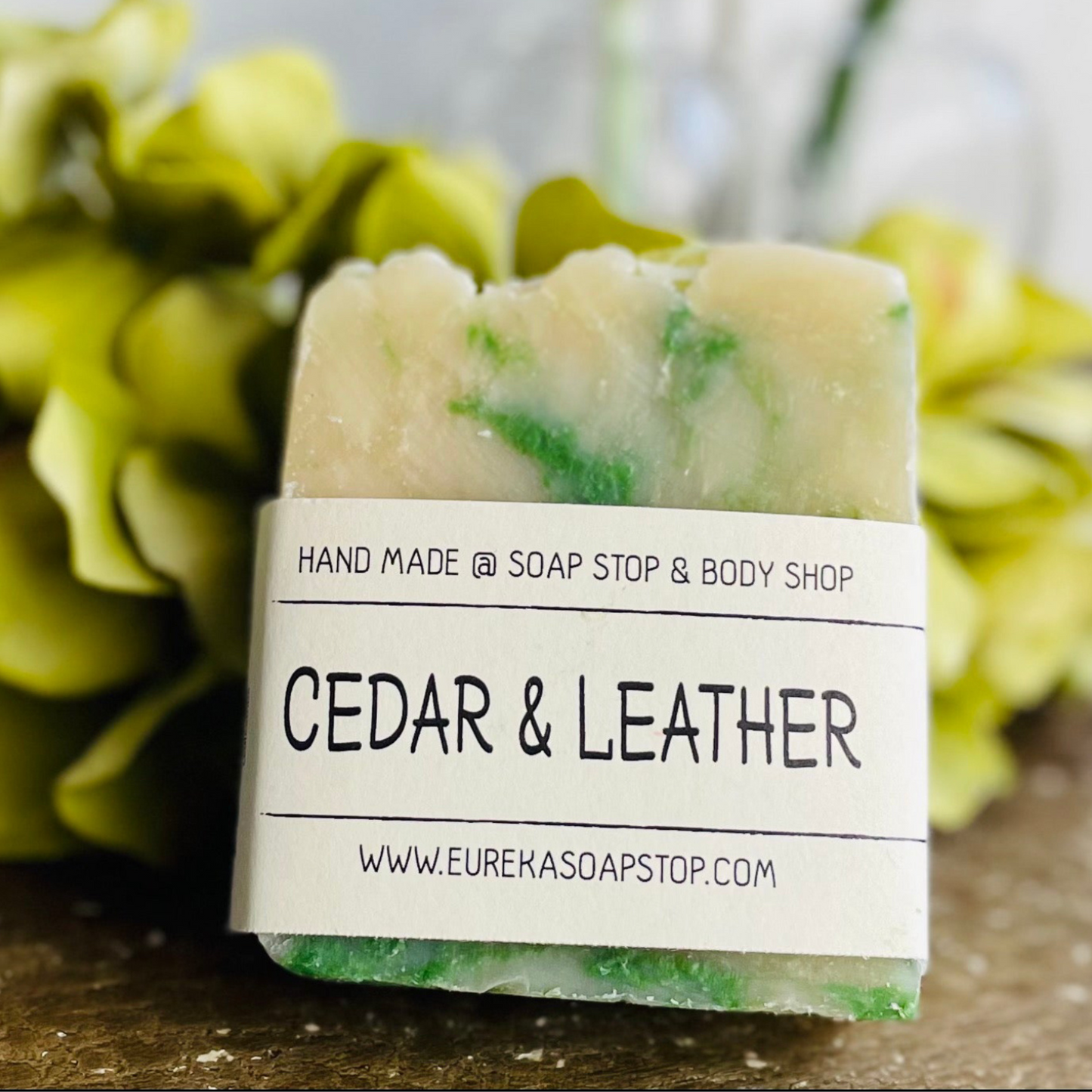 hot processed hand poured soap with goat's milk