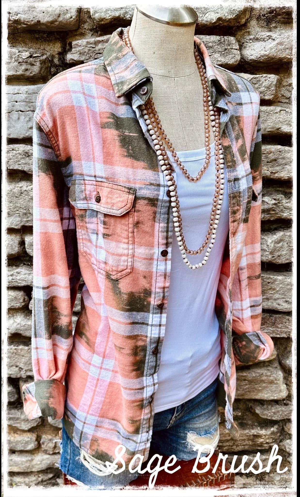 Distressed flannels