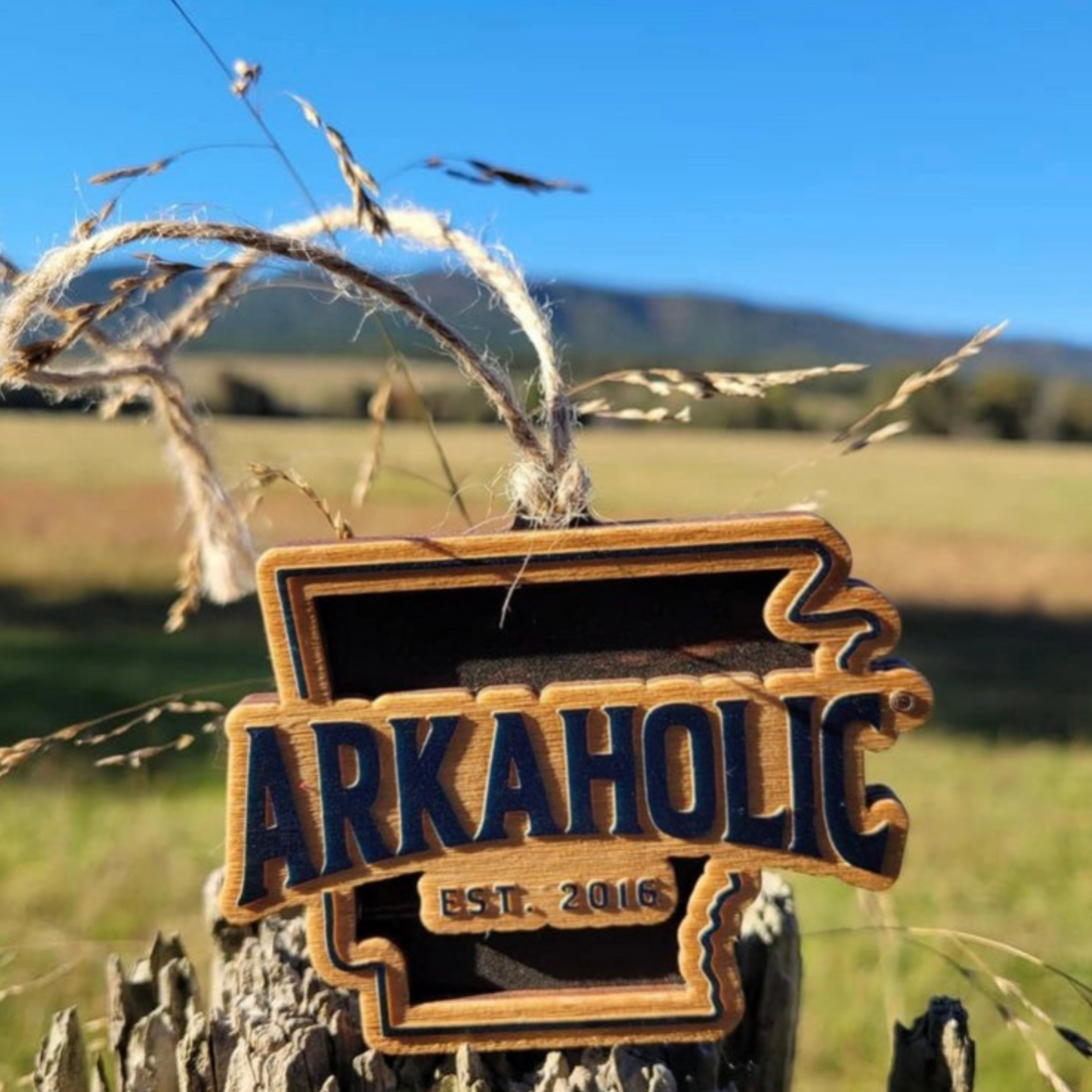 Arkaholic "Est 2016" state tag