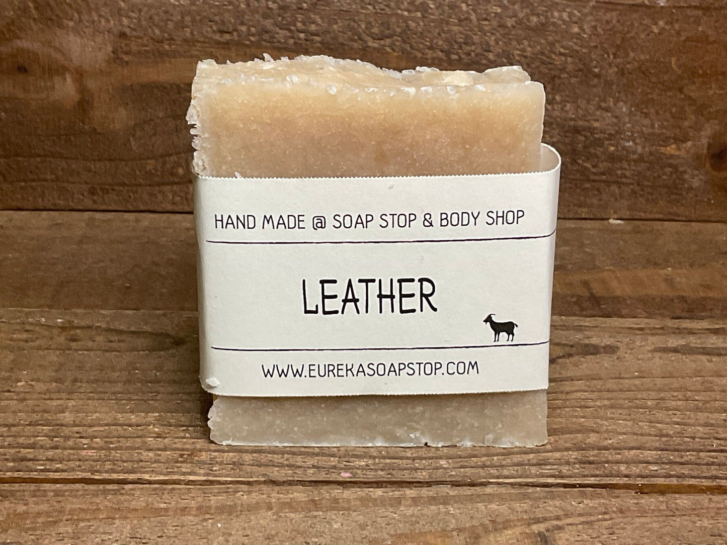 Arkansas hand poured Leather soap - With Purpose Boutique