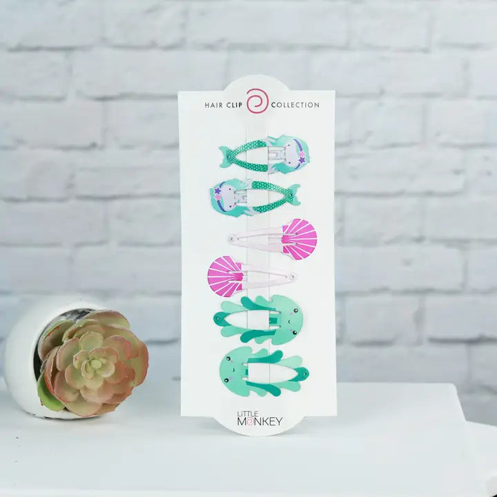 Girls under the sea hair clips