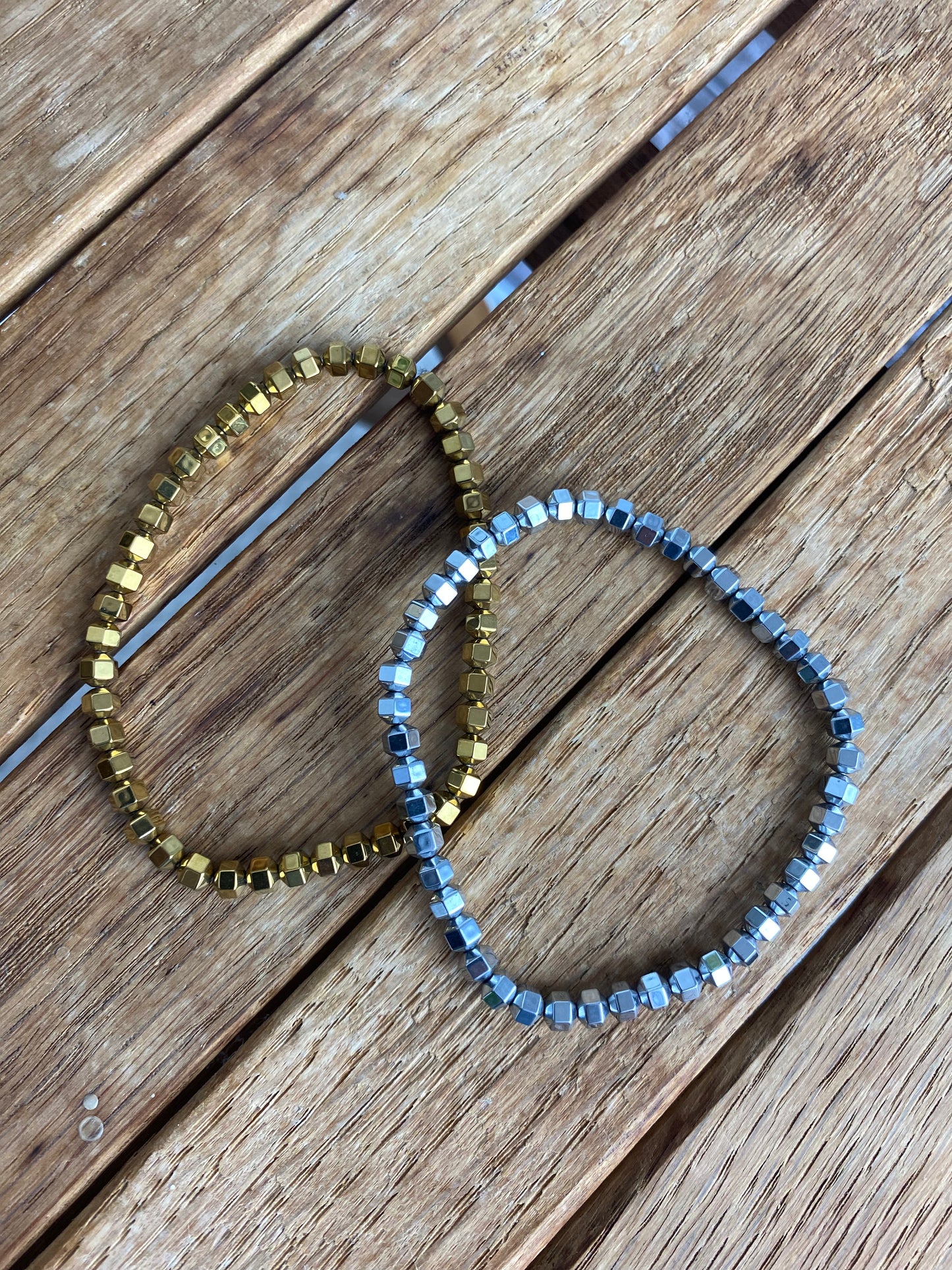 Real Hematite Stone Bracelets