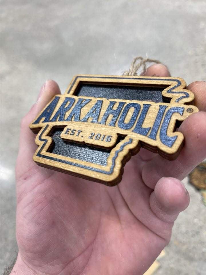 Arkaholic "Est 2016" state tag