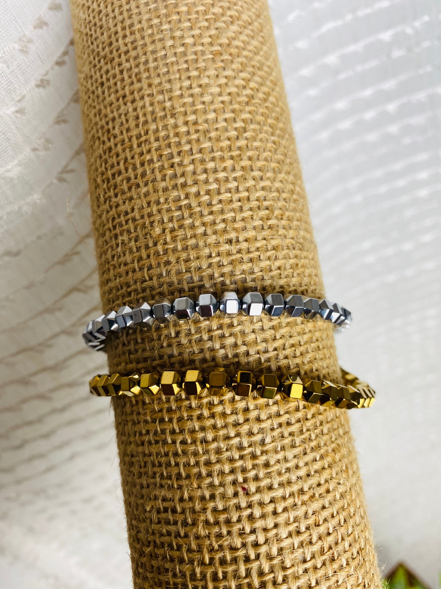 Real Hematite Stone Bracelets