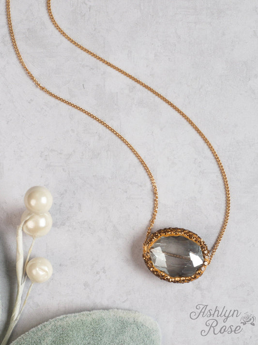 Simply Elegant Gemstone Necklace - With Purpose Boutique