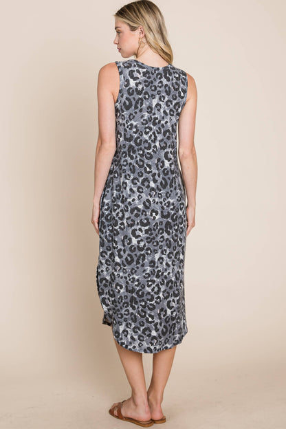 Leopard Print Tank Dress