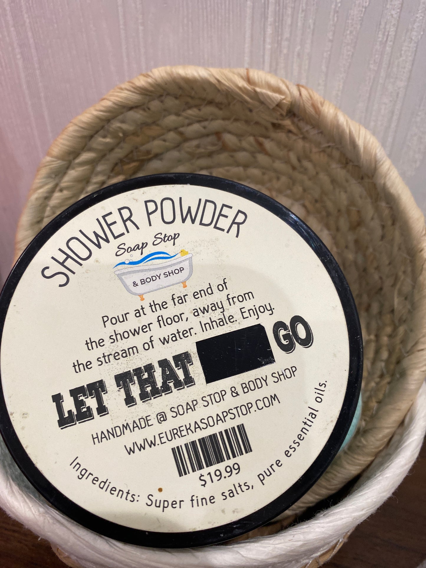 Arkansas made Shower Powder Tub