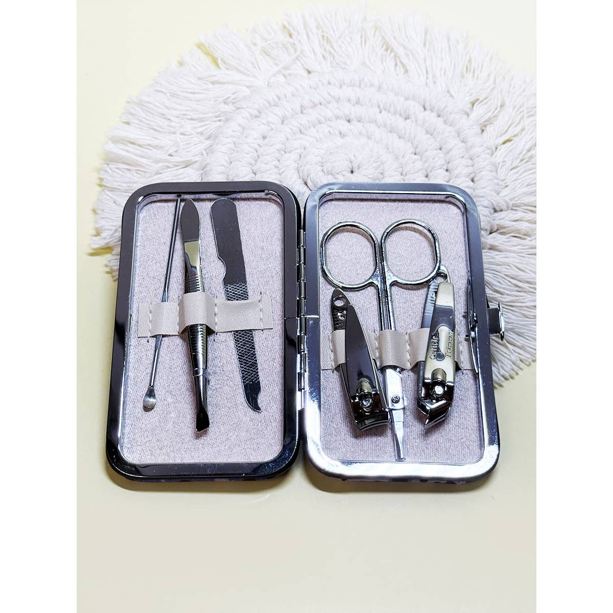 Personal Mani and Pedi Kit care tools with case - With Purpose Boutique
