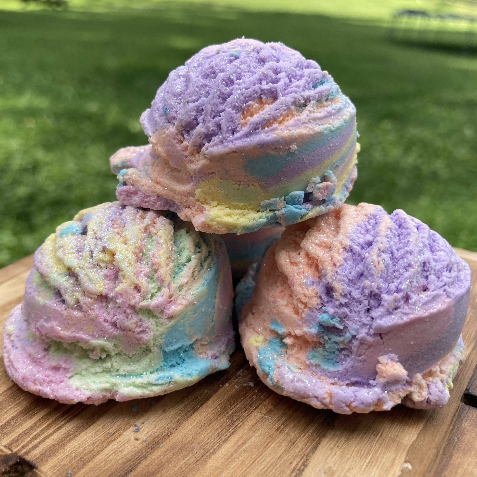 Bubble Scoops Solid Bubble Bath RAINBOW SHERBET - With Purpose Boutique