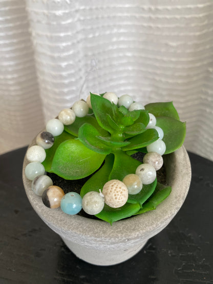 Amazonite Diffuser Bracelet