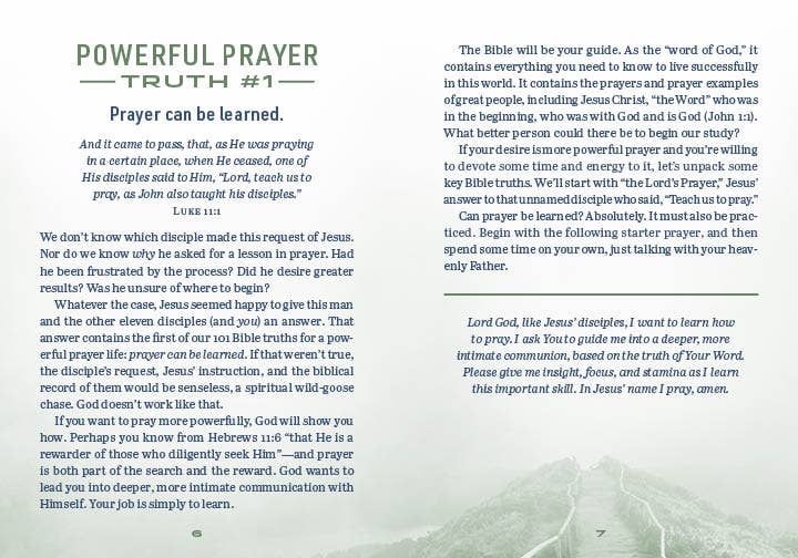 101 Devotions on Powerful Prayer for Men - With Purpose Boutique