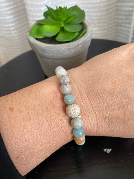 Amazonite Diffuser Bracelet