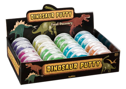 Dinosaur fossil play putty