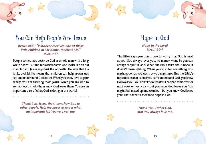 3-Minute Bedtime Devotions for Little Hearts