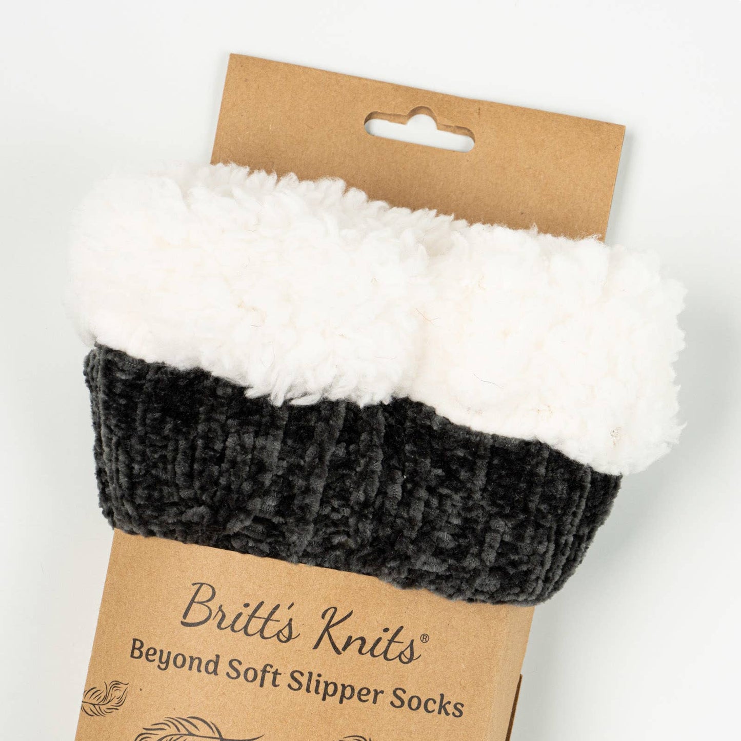 Britt's Knits Beyond Soft Slipper Socks 2nd Open Stock: Wine - With Purpose Boutique