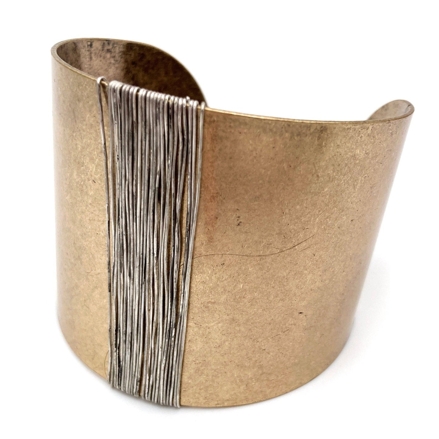 Gold Silver Wire  Cuff Bracelet - With Purpose Boutique