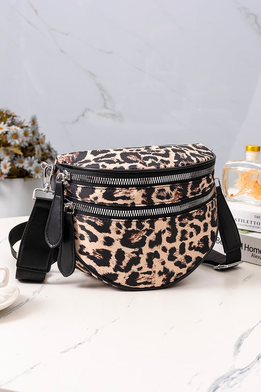 Double Zip Crescent Bag - With Purpose Boutique