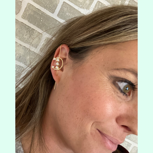 Jeweled ear wrap