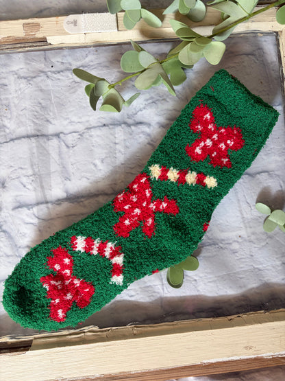 Fuzzy Christmas Socks!
