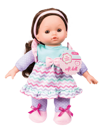 My Sweet Baby 12" Soft Bodied Doll, Display of 6 - With Purpose Boutique