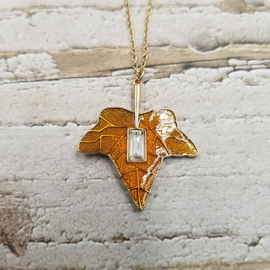 Fall Maple Leaf Necklace