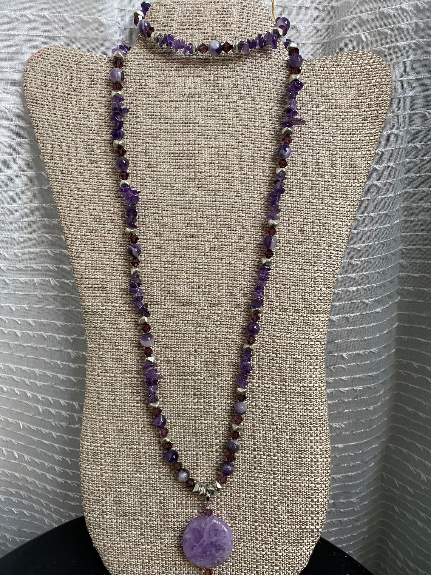 Amethyst Handcrafted Stone Set