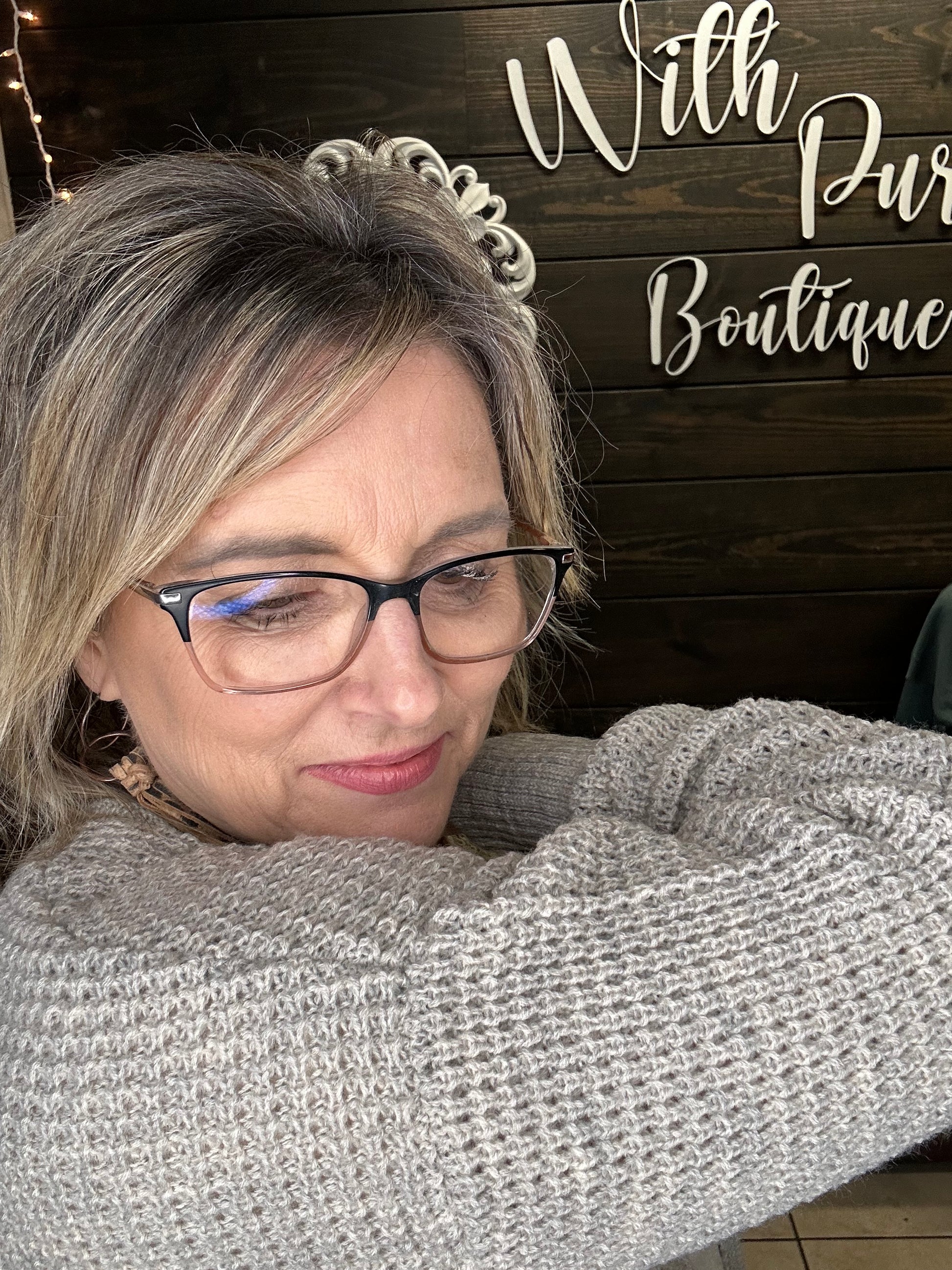 Waffle Knit Cardigan - With Purpose Boutique